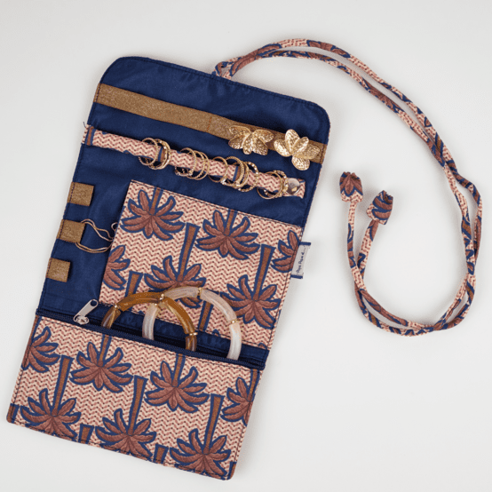 Jewelry pouch palmeraie