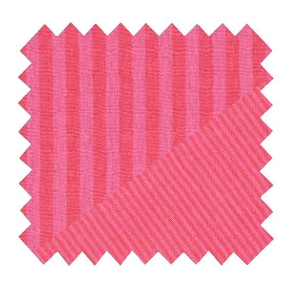 Cotton Fabric ex2626 double gauze striped fuchsia pink
