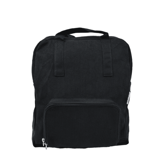 Foldable rucksack Gaby black corduroy