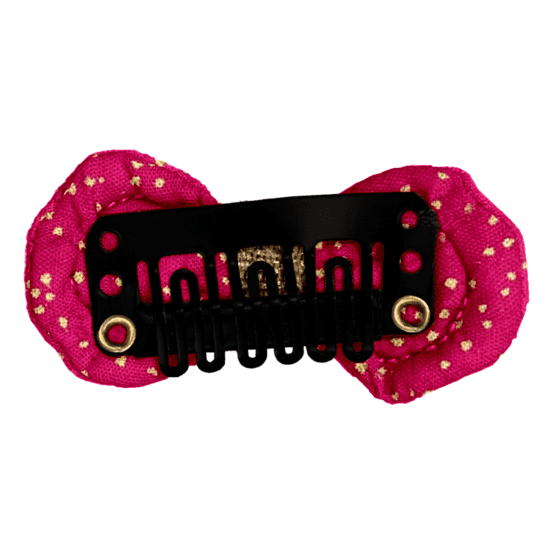 Noeud Anti-Glisse hair slide fuchsia pailleté