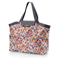 Tote bag with a zip tutti fleuri