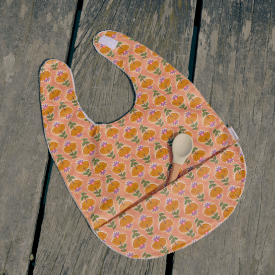 Coated fabric bib shanti