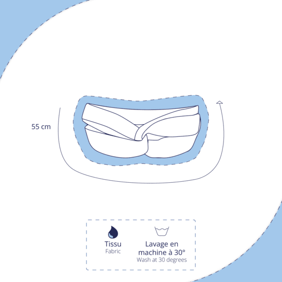 crossed headband gaze pois or eucalyptus