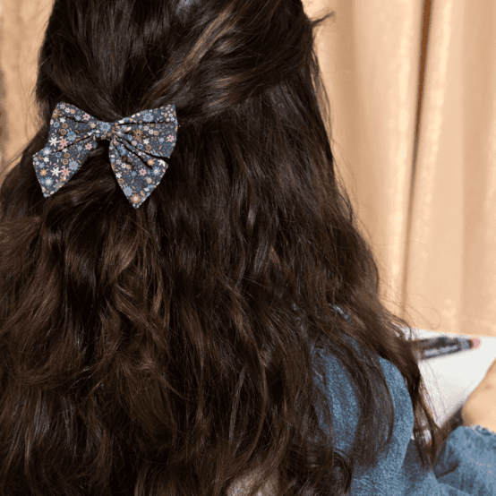 Bow tie hair slide seventies