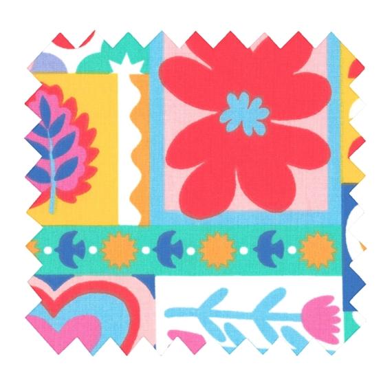 Cotton fabric ex2641 multicolored patchpop