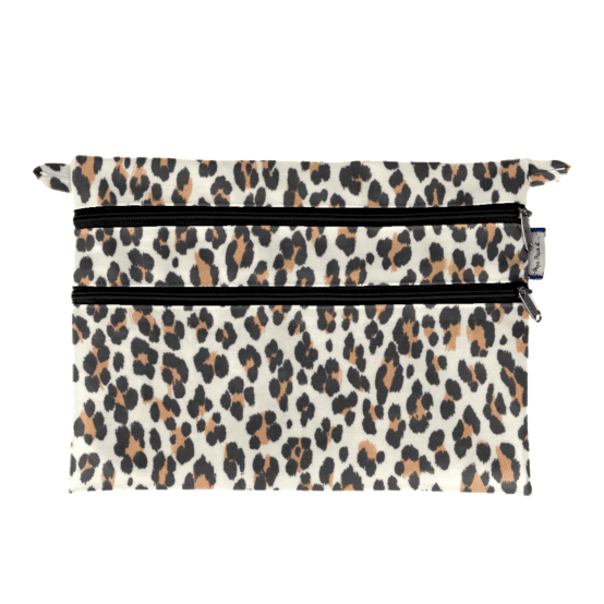 Aloïs flat pouch leopard