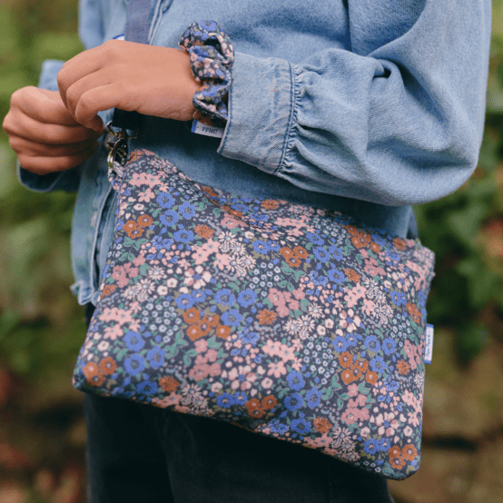 Coton clutch bag monet lilas