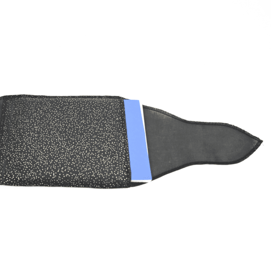 Fupochiki S (14 x 17 cm) glitter black