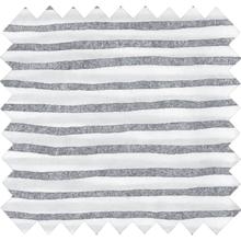 1 m fabric coupon striped blue gray glitter