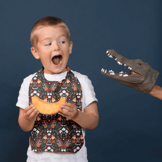 Elastic napkin child casse noisette