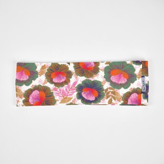 Stretch jersey headband  fleur de thé