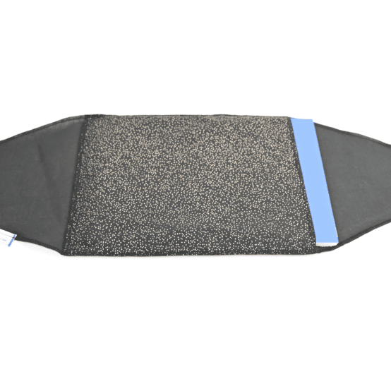 Fupochiki L (22 x 28 cm) glitter black