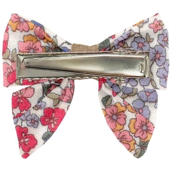 Mini bow tie clip porcelaine rosée