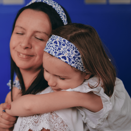 Stretch jersey headband  scandinavia bleu