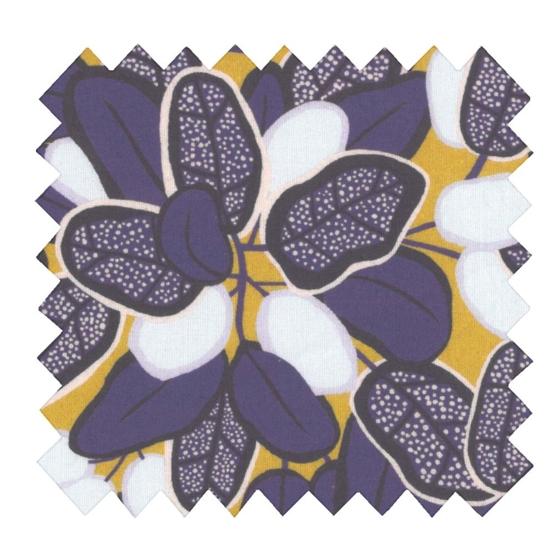 1 m fabric coupon ex2542 kumquat navy mustard