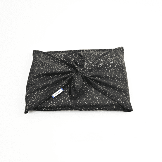 Fupochiki M (17.5 x 24 cm) glitter black