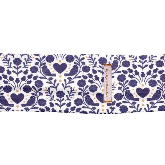 Stretch jersey headband  scandinavia bleu