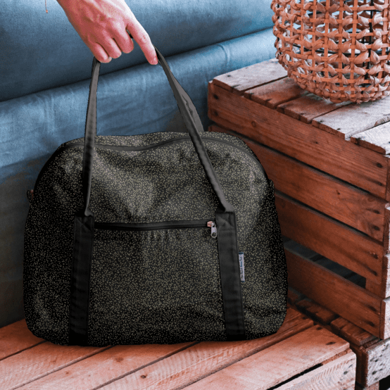 Bowling bag  glitter black