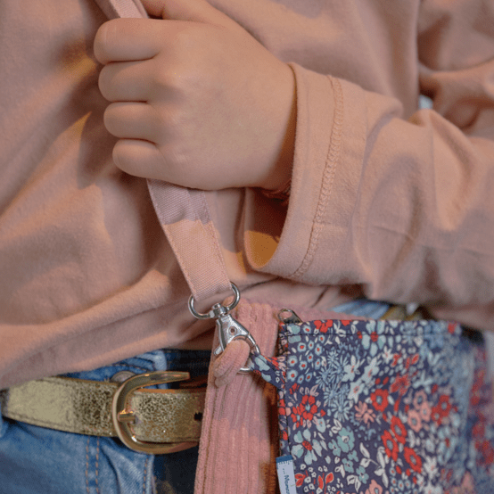 Tiny coton clutch bag jardin d'aurore