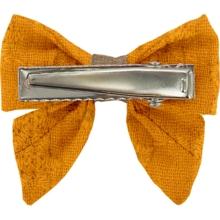 Mini bow tie clip ochre