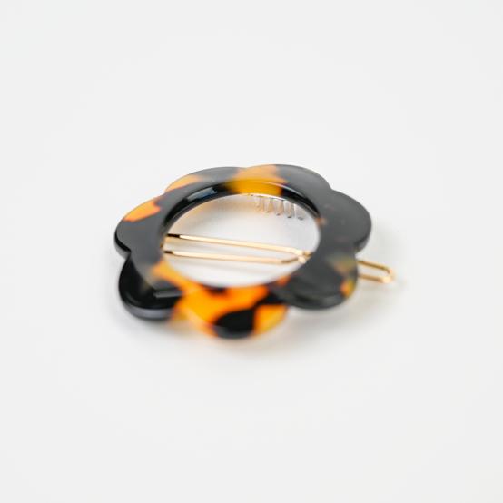  Small Flower Hair Clip leopard