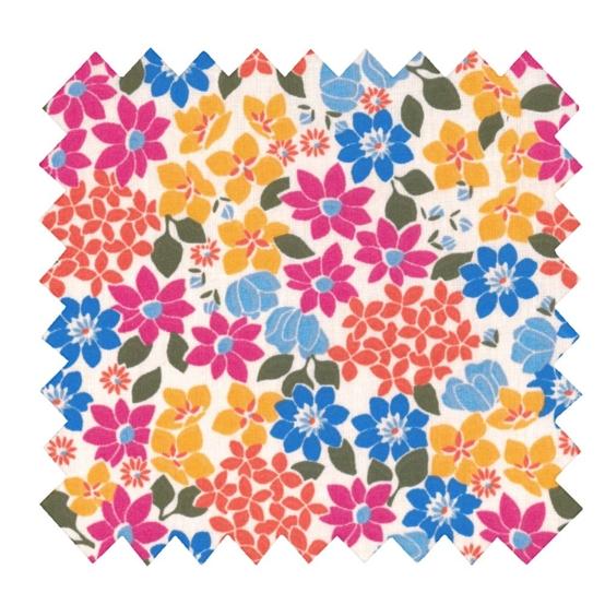 Cotton fabric ex2536 multicolored flowerbed