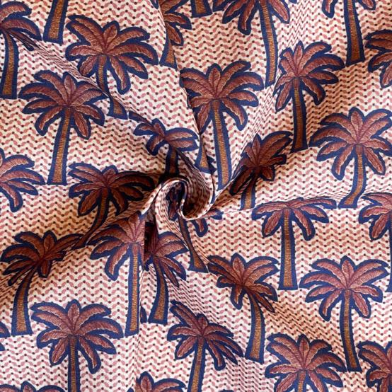 1 m fabric coupon palmeraie