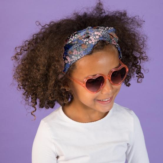 children's double-breasted headband monet lilas
