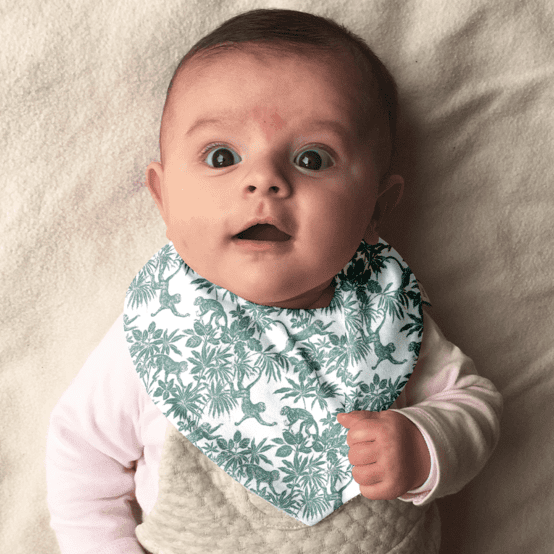 bandana bib jungle vintage