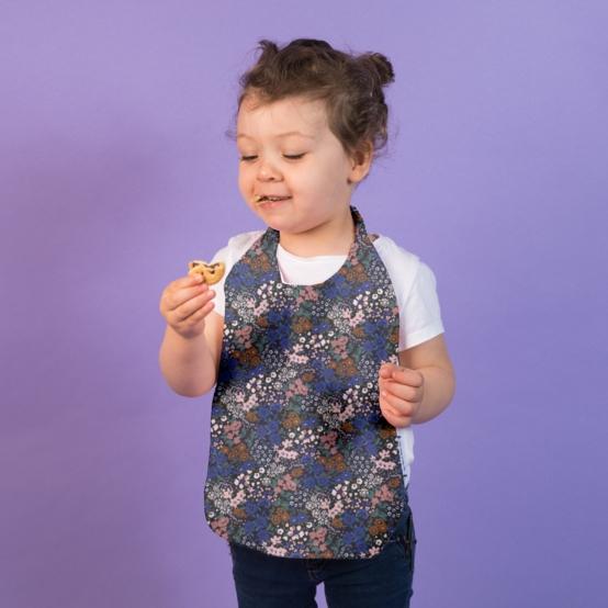 Elastic napkin child monet lilas