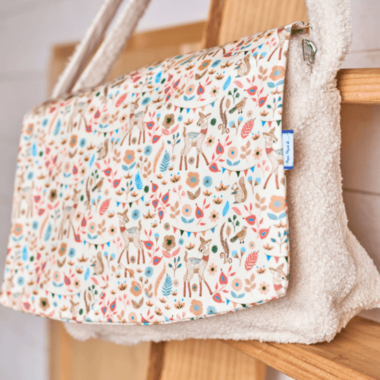 Square flap of saddle bag  douceur des bois