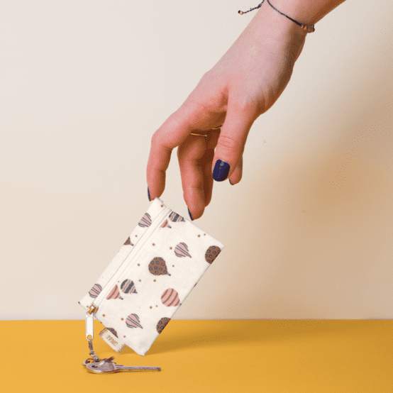 Keyring  wallet montgolfiere