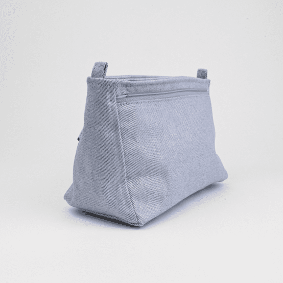 Base of shoulder bag iridescent denim