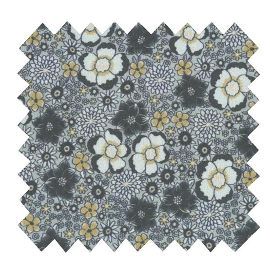 Cotton fabric ex2578 blue grey lavandula