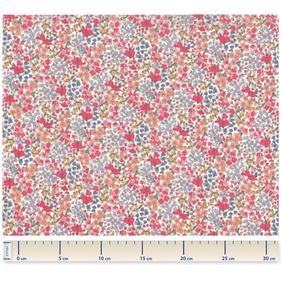 Cotton veil fabric porcelaine rosée