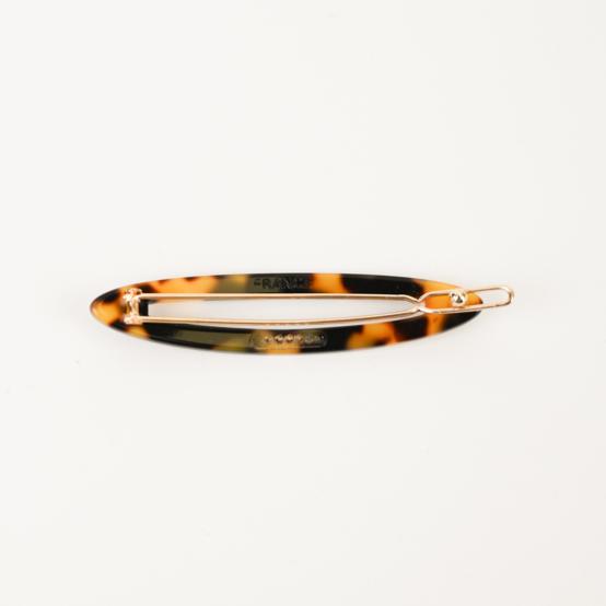 Side Oval Hair Clip leopard