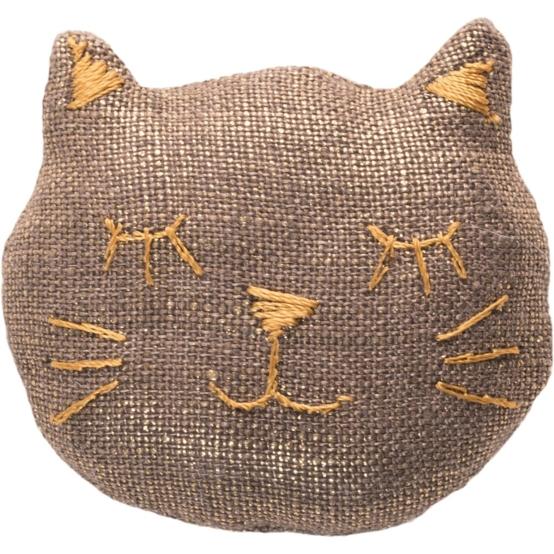 Meow hair slide copper linen