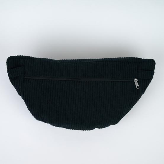 Banana bag black large corduroy