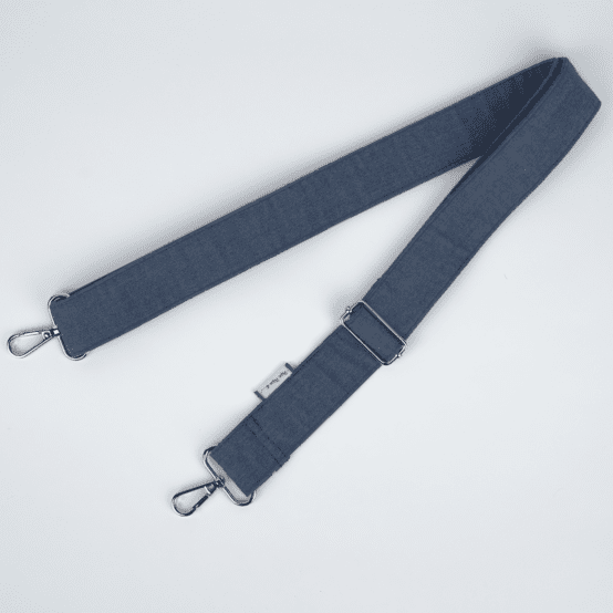 Narrow shoulder strap light denim