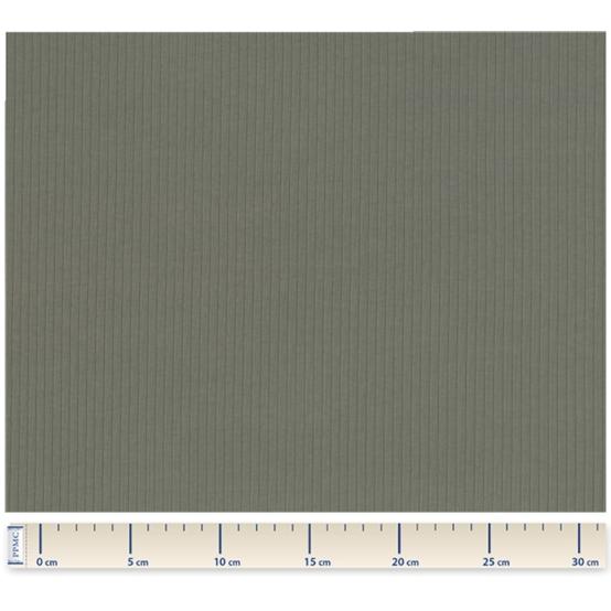 Jersey fabric khaki ribbed jersey