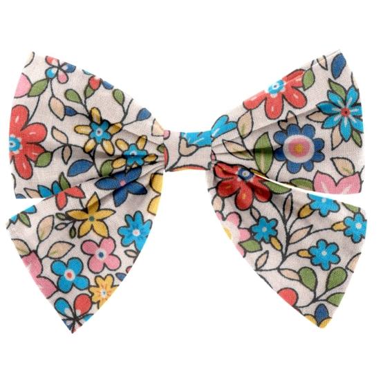 Bow tie hair slide mille et une fleurs