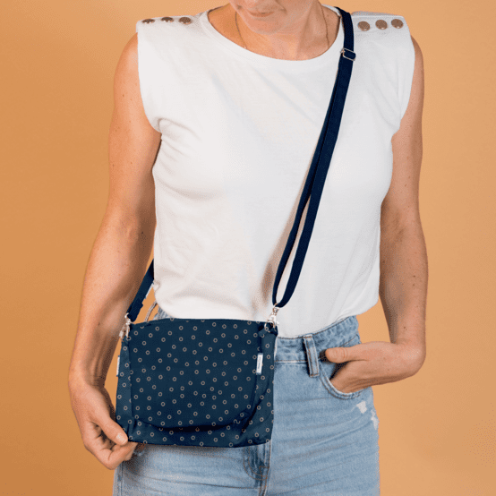 Length removable strip  navy blue