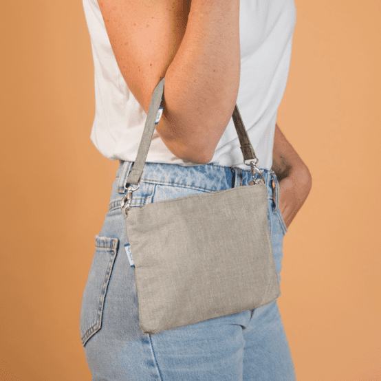 Removable strip silver linen