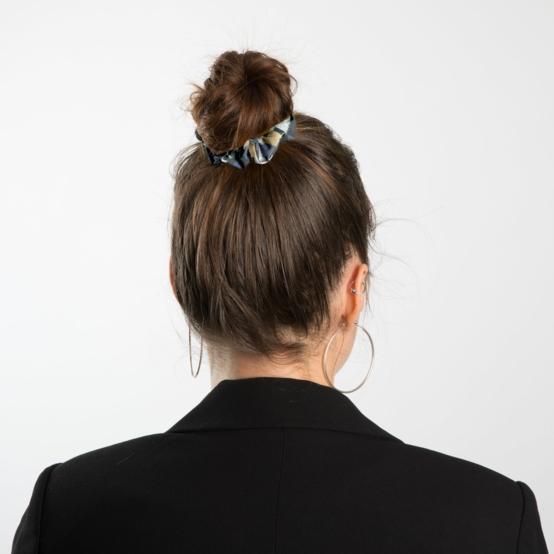 Small scrunchie flocon doré