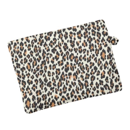 Foldable tote bag leopard