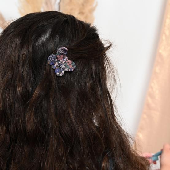 Butterfly hair clip monet lilas