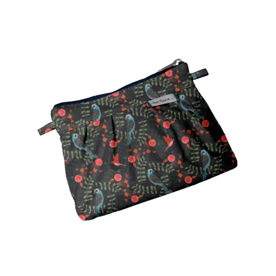 Mini Pleated clutch bag birdy