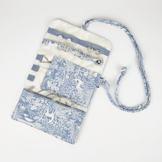 Jewelry pouch toile de biche