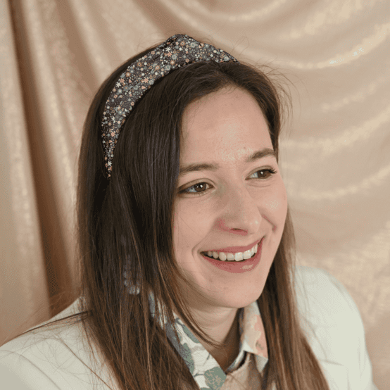 Large Crossed Headband seventies