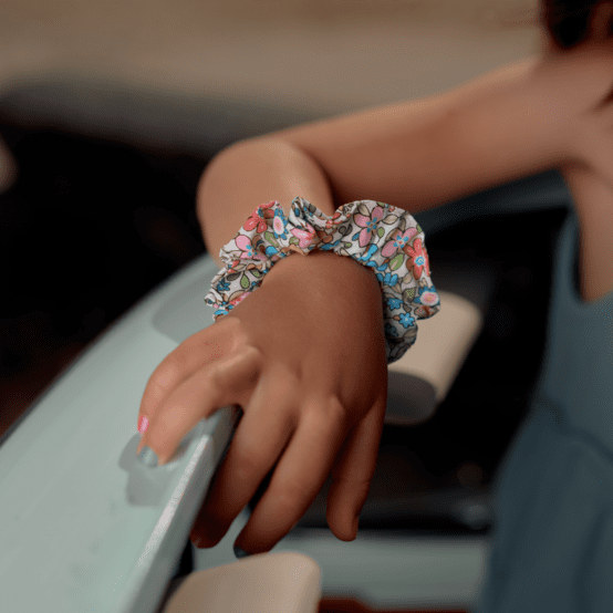 Small scrunchie mille et une fleurs